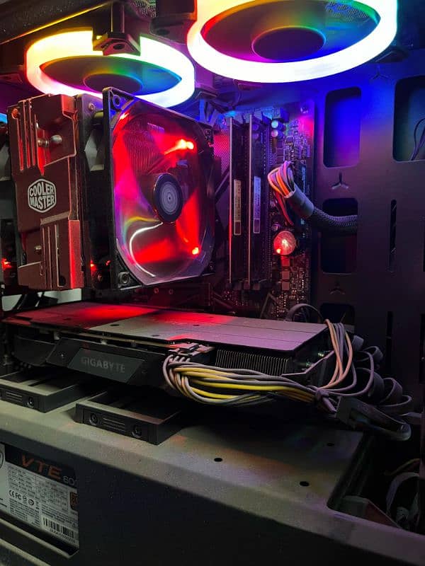 AMD RYZEN top gaming pc setup complete with 24inch borderless read. . 4