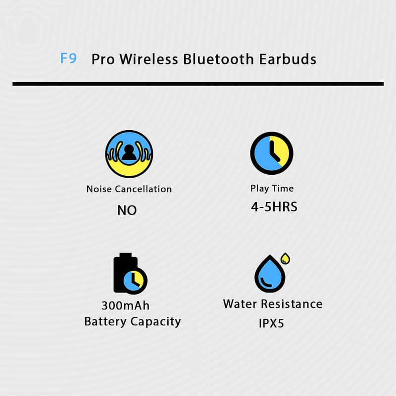 F9 Pro Wireless Bluetooth Earbuds 2