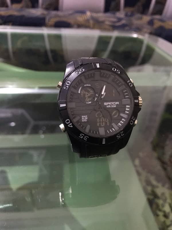 Sanda Model-791 Black Sports Watch 3