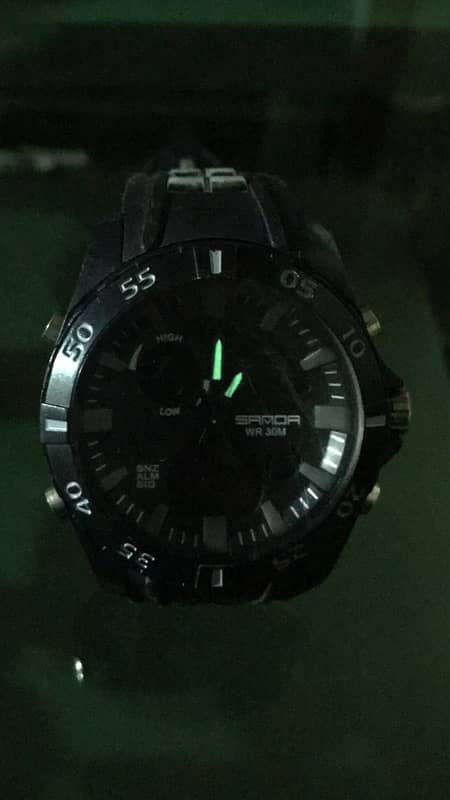 Sanda Model-791 Black Sports Watch 9