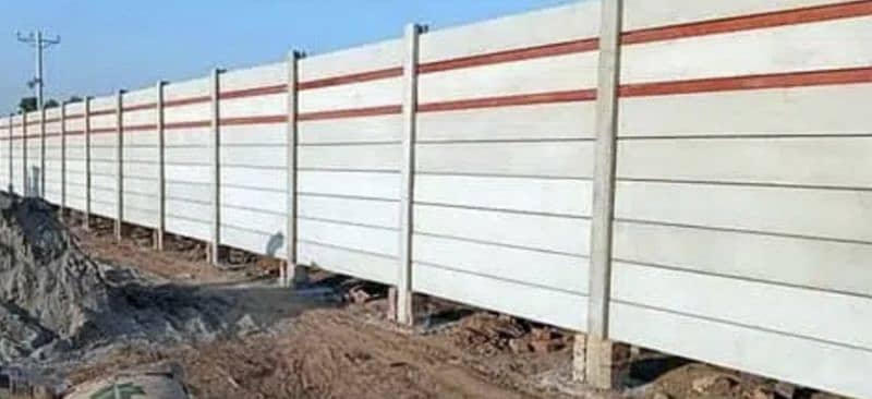 Boundariey wall, Cement wall, Concrete wall etc. . . 0