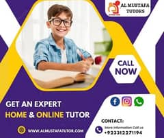 Experienced & Result Oriented Home Tutors and Online Tutors Available