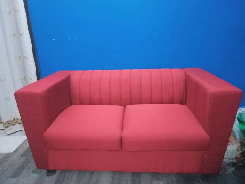 4 Seater Sofa Maroon Color 2