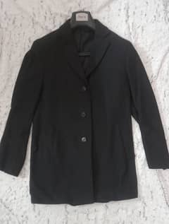 Mens long coat wool