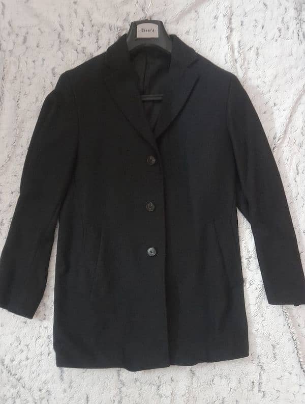 Mens long coat wool 0