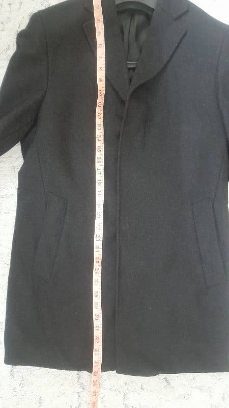 Mens long coat wool 2