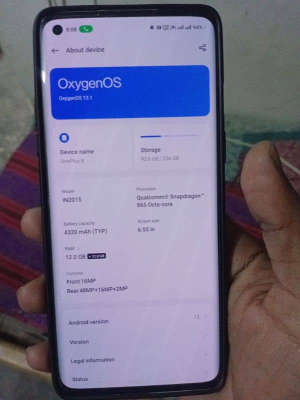 OnePlus 8 for sale urgently 2