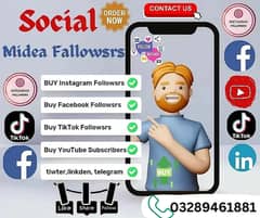 Social media marketing/TikTok,Followers,Instagram,Likes,YouTube,Views