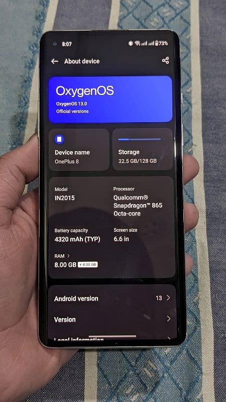 OnePlus 8 Dual sim approved 6