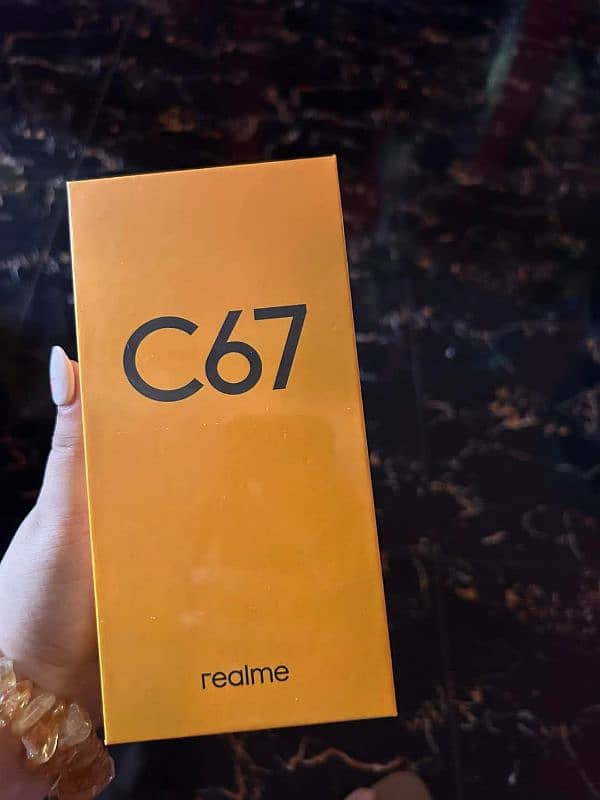 Realme C67 PTA approved condition 10)10 warranty 3 month hai abhi 9