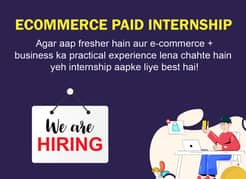 Paid E-commerce Internship - Apna Career Start Karein