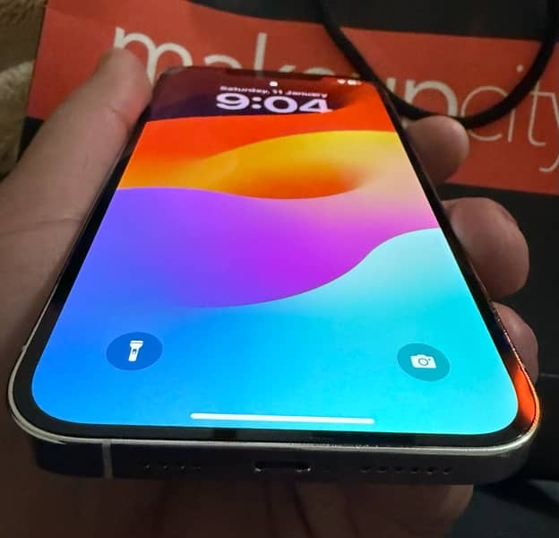 I Phone 12 pro max. 128. first hand used. PTA proved 7