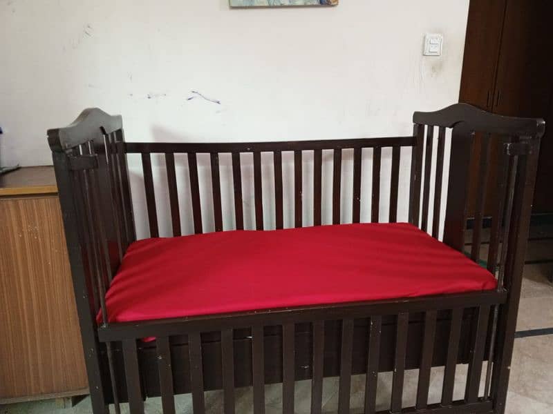 pure wood cot for kids 4