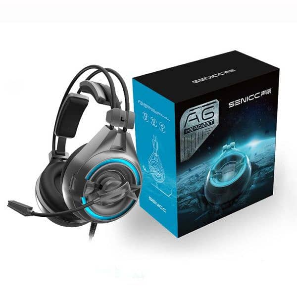 senicc A6 headset usb hight quality sound video 4