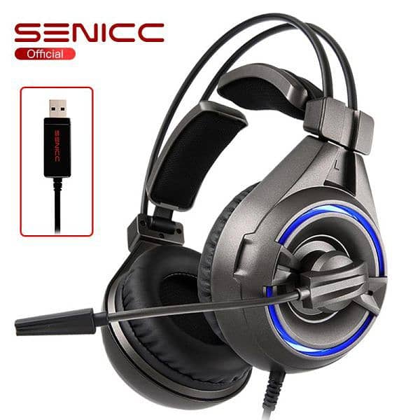 senicc A6 headset usb hight quality sound video 9