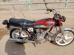 Honda 125 cc 2018 Peshawar number plate original accessory+ dual