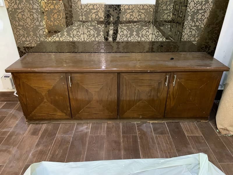 TV Console with Cabinets 0