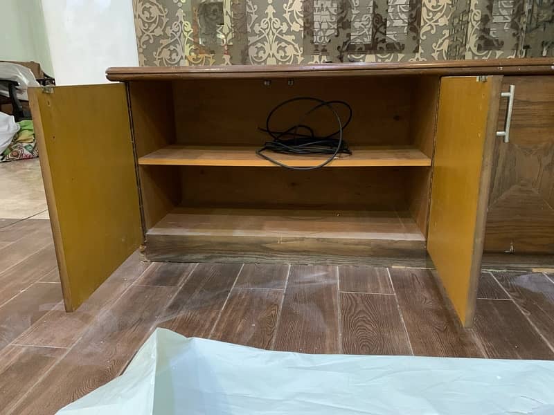 TV Console with Cabinets 1