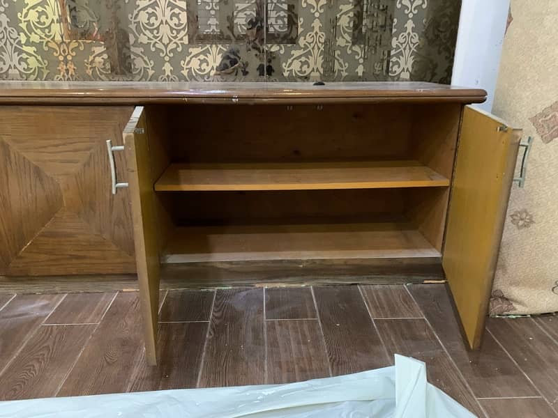 TV Console with Cabinets 2