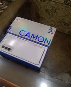 Tecno camon 18p with original box 8+5gb ram or 128 GB aik hath use hua