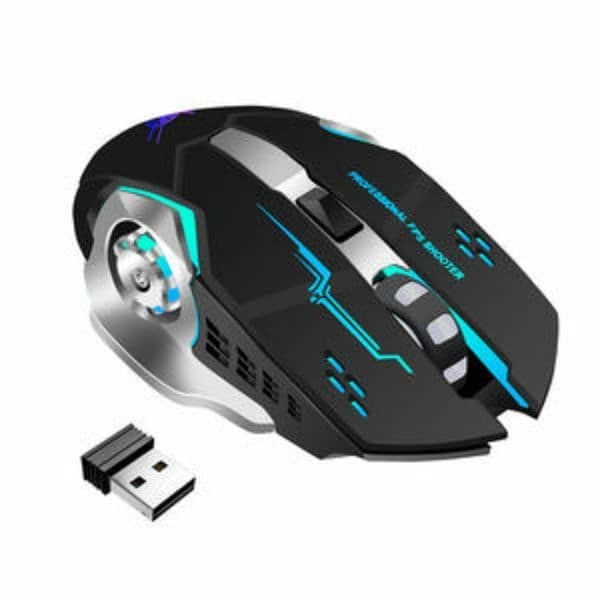 RGB Wireless Gaming Mouse – Silent, Stylish, and Powerful! 0