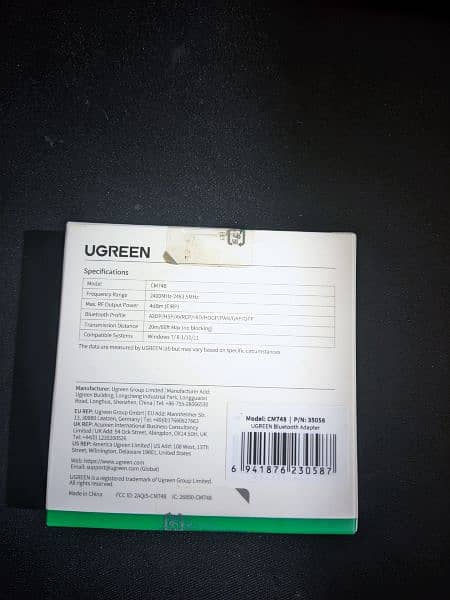 ugreen 5.4 Bluetooth adapter reciever 1