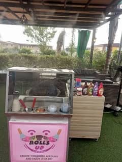 Roll Ice Cream Machine With Recipes For Sale