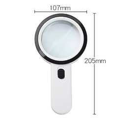 Magnification Magnifying Glass Professional Double Lens With Two Led