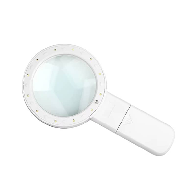 Magnification Magnifying Glass Professional Double Lens With Two Led 2