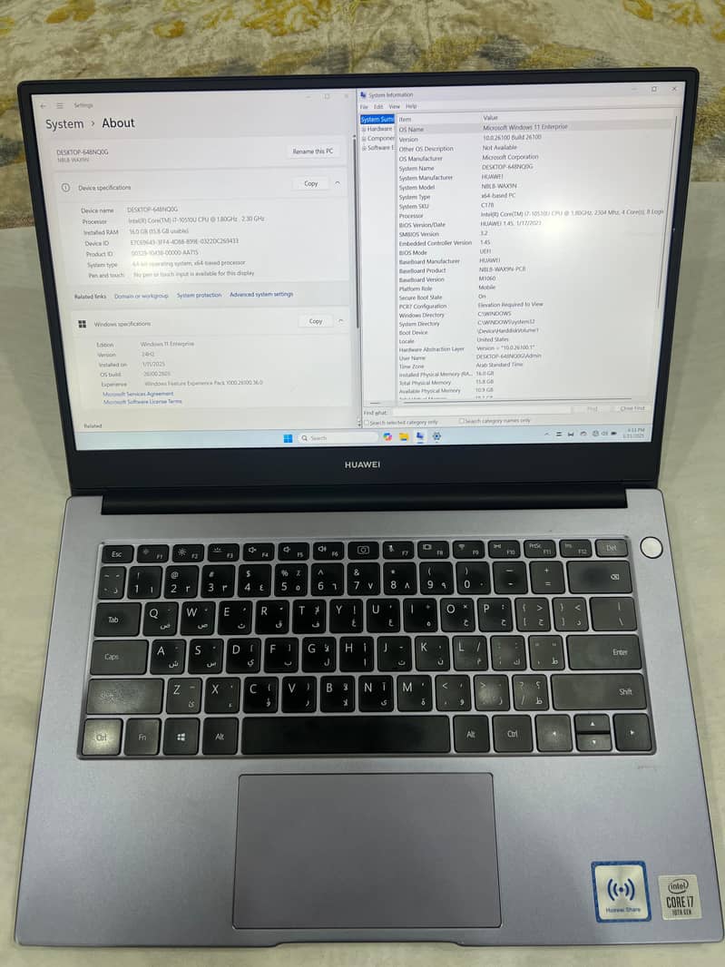 Matebook D14, i7 10Gen, 16/512GB 2