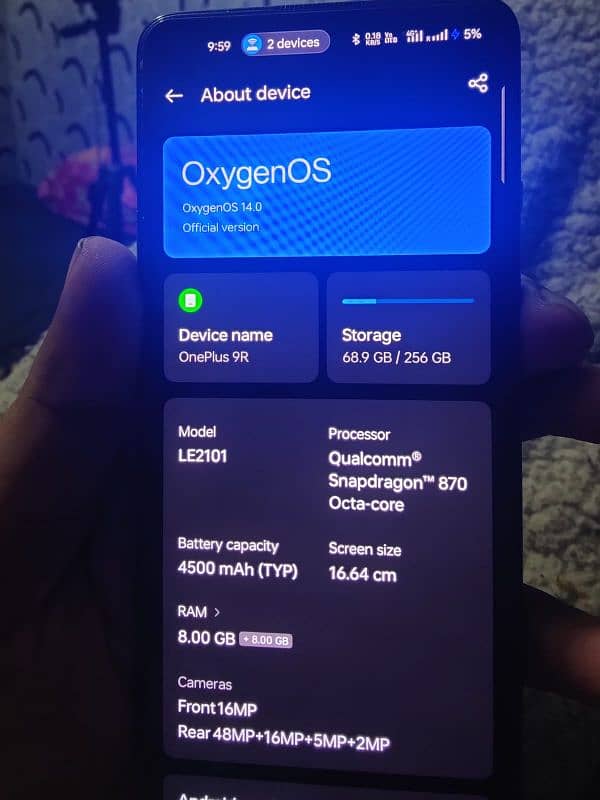 oneplus 9r 10/9.7 (read full add) 1