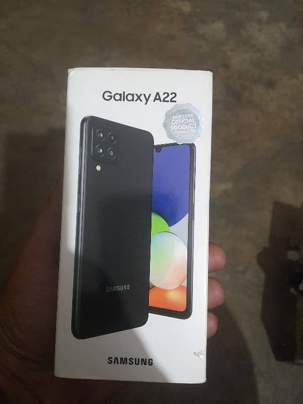 Samsung A22 black colour 1