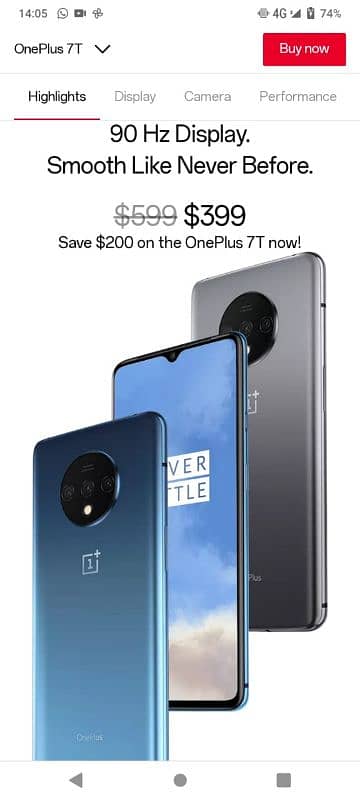 OnePlus 7t 128gb official Dual PTA Approved  [EXCHANGE POSSIBLE] 1