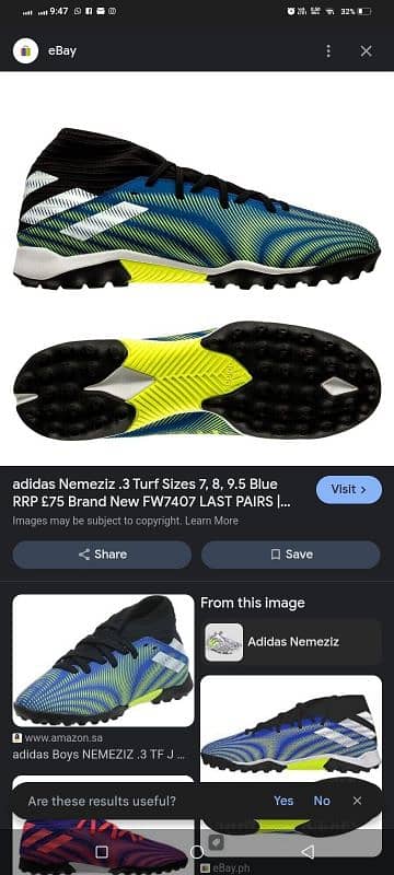 Adidas football shoe 9