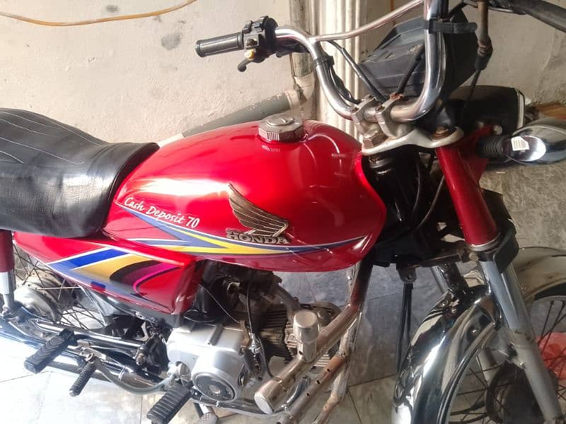 Honda CD 70 bike for sale bilkul new condition like zero 7