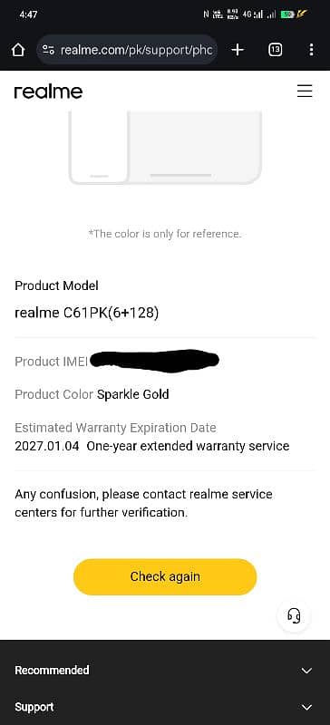 Realme c61 6/128gb 2