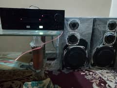 kenwood Stereo DG3 Amplifier with speakers