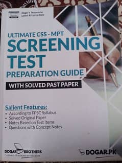 Css Screening Test book