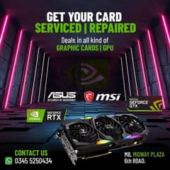 Graphic cards repairing available