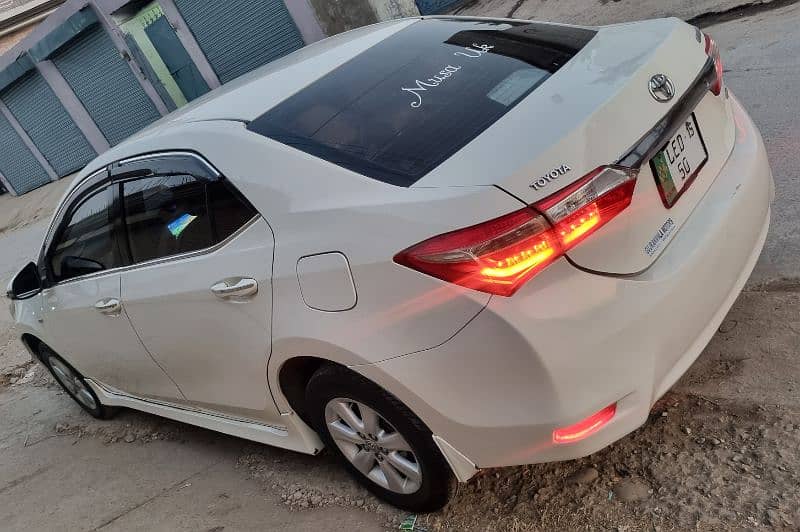 Toyota Corolla GLI 2015 2 digit number. 03448833123 4