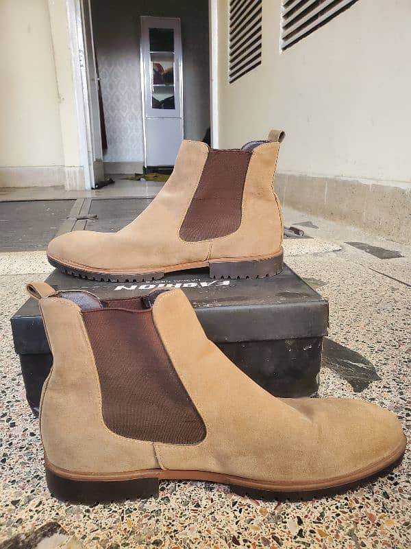 Chelsea Suede Leather Boots 0