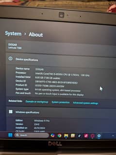 Dell Latitude 7390 8th Generation Core i5