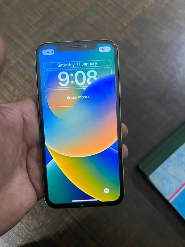 iPhone X in excellent condition panel changed and battery 10/10 workng 5