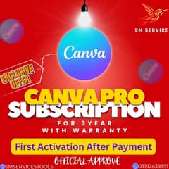 Canva Pro for 3Year 0/319/24/3939/1