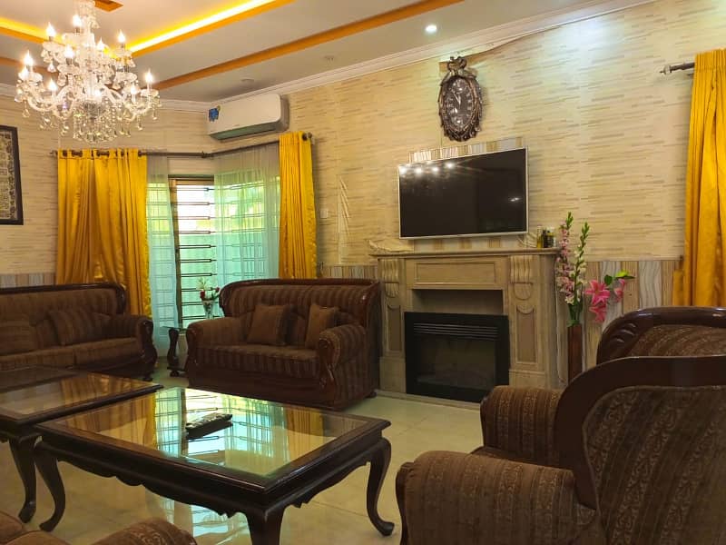 Bahria town, phase 8, kanal furnished house, 12 KVA solar, furnished investor rate 33