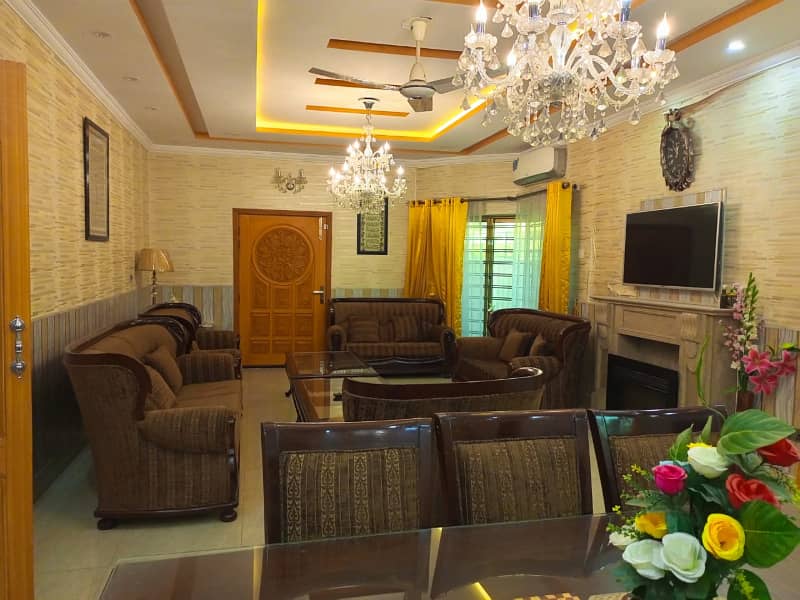 Bahria town, phase 8, kanal furnished house, 12 KVA solar, furnished investor rate 36