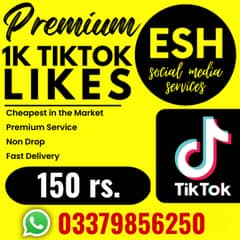 Tiktok Likes In Cheap Price | Non-Drop Service