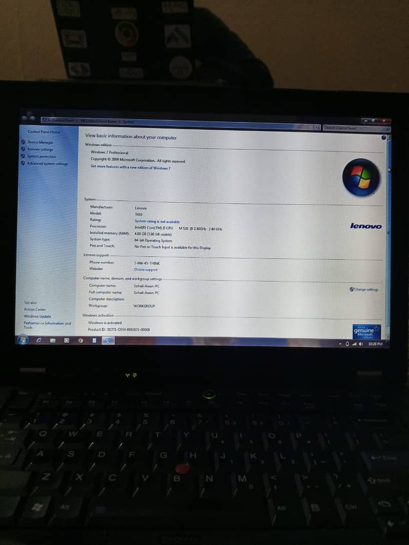 Lenovo T10 Laptop 2