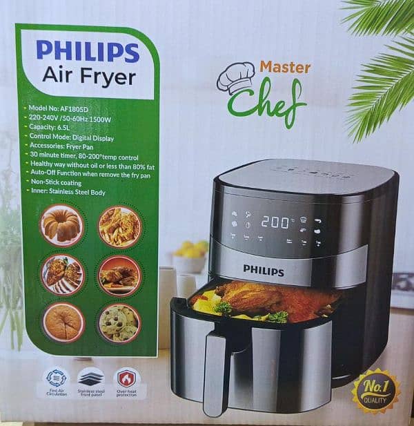 Phillips Air Fryer Steel body 6L 1