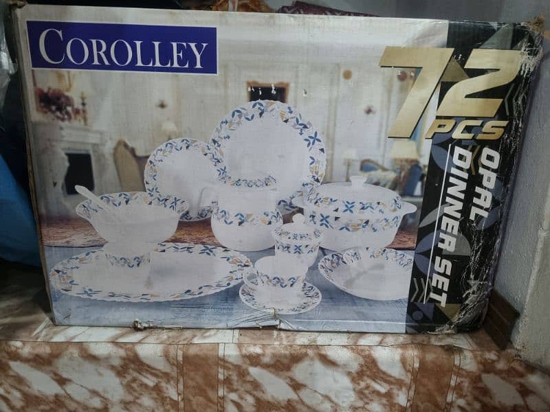 corolley 72 pieces dinner set 0